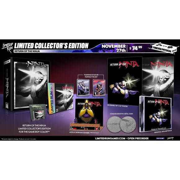 Game - Return of the Ninja [Collector's Edition] (NEW) - GBC - Limited Run Games - Picture 5 of 5